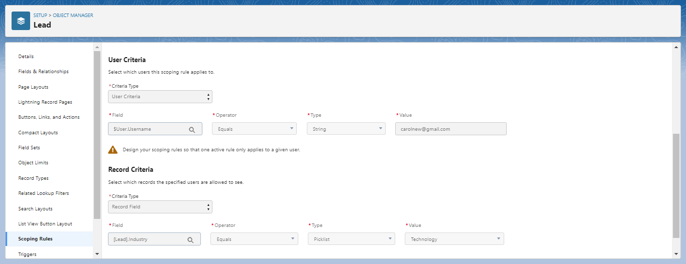 Scoping rules in Salesforce