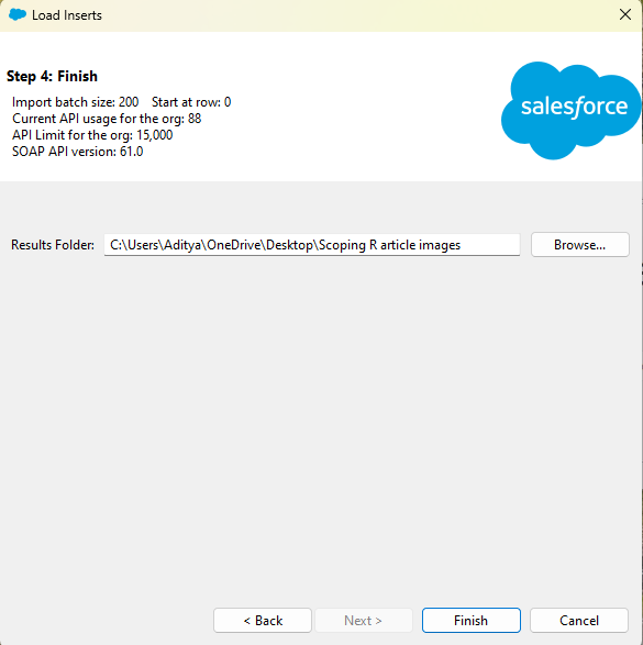 Import Contacts into Salesforce from CSV