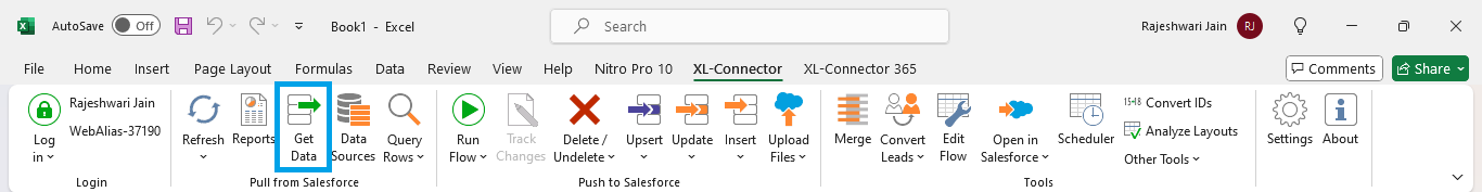 XL-Connector: Get data