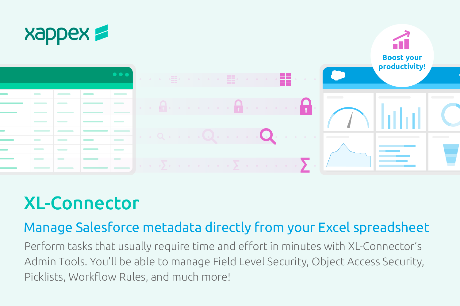 manage metadata in Salesforce with XL-Connector