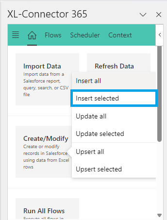 Import leads into Salesforce with XL-Connector 365