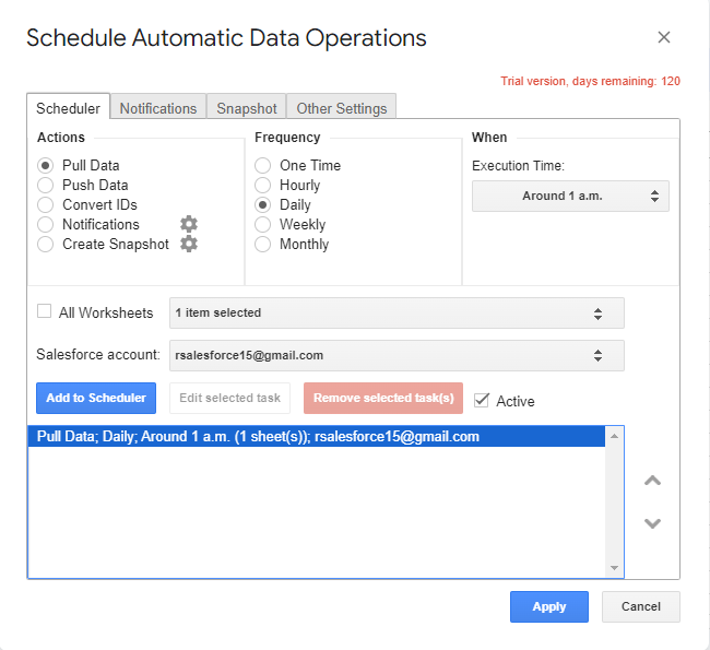 Automating Data Pulls using G-connector