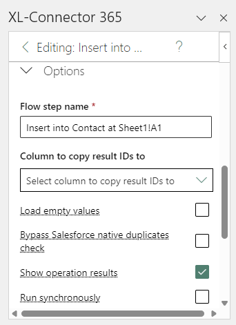 Import Contacts into Salesforce with XL-Connector 365