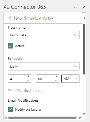 Automate import contact operation using Scheduler 