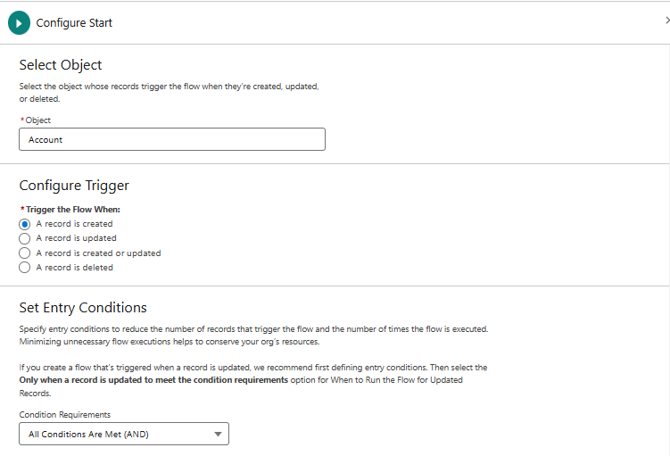 Configure Record-triggered flow