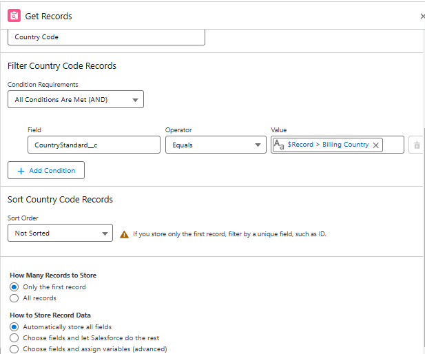 Get Record element in Record-triggered flow