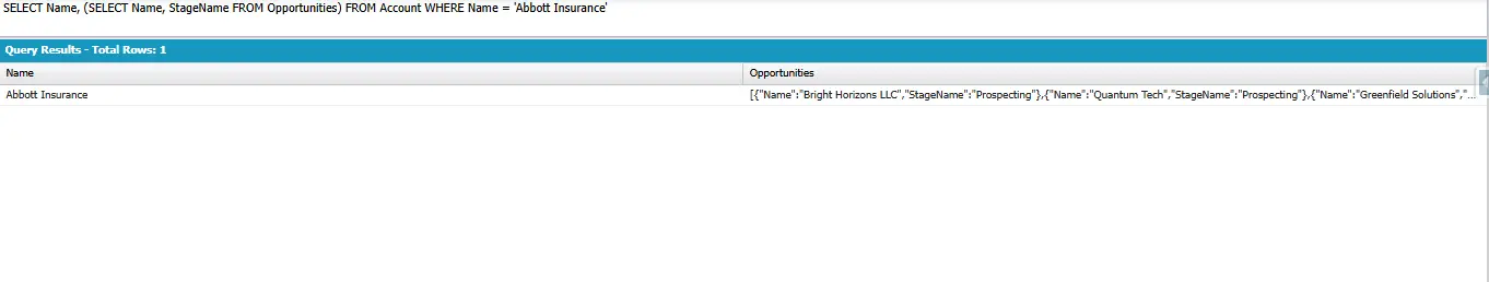 Parent-to-Child Queries in SOQL