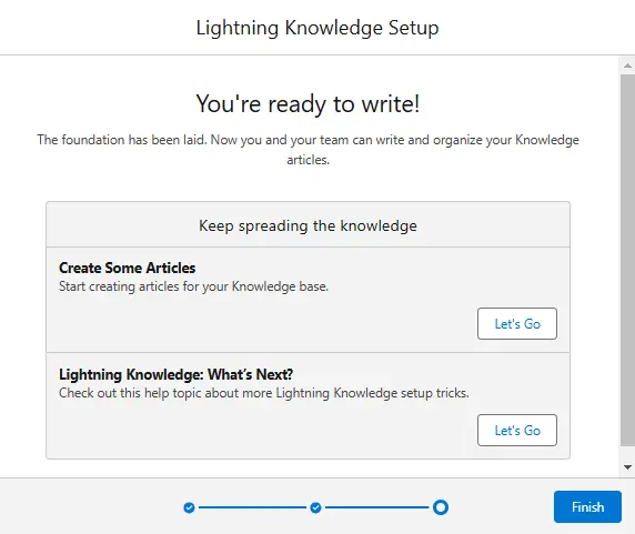 Setting up Knowledge Base in Salesforce