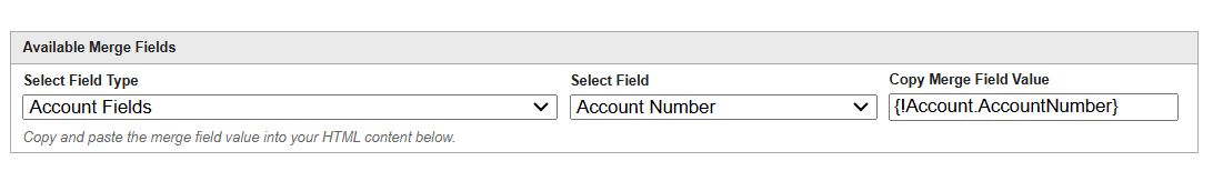 Merge Fields in Salesforce